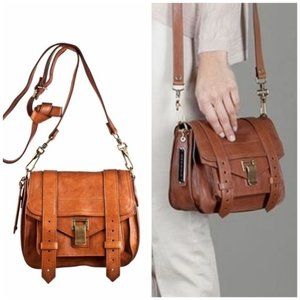 Proenza Schouler Ps1 Brown Leather Cross Body Bag